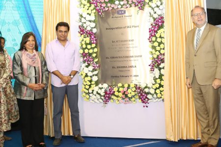 BE unveils Rs 300-crore plant near Hyderabad