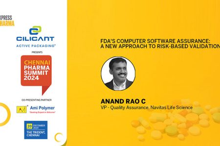 Mr Anand Rao C, VP – Quality Assurance, Navitas Life Science