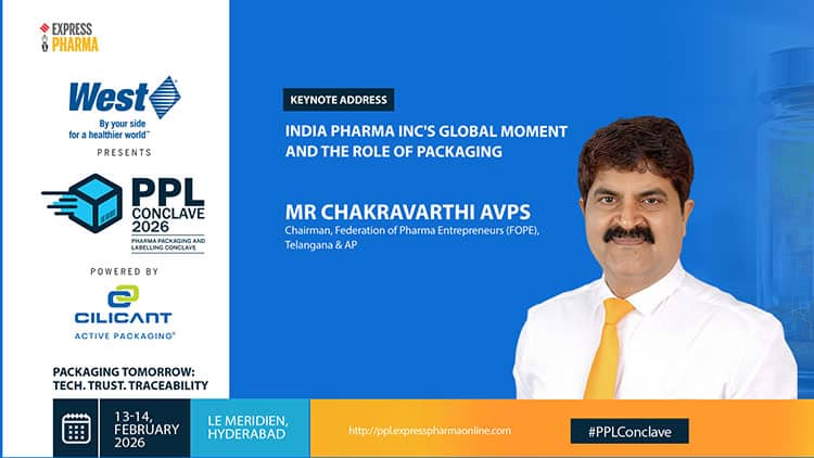 Keynote Address: Mr Chakravarthi AVPS, Chairman, Federation of Pharma Entrepreneurs (FOPE), Telangana & AP