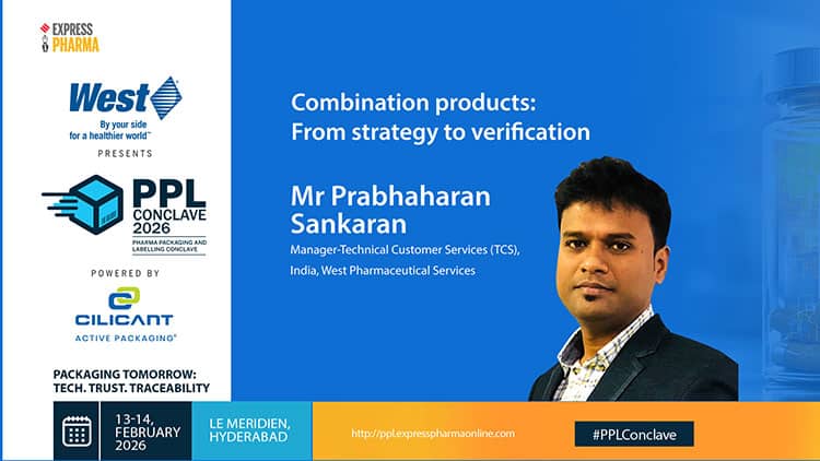 Mr Prabhaharan Sankaran, Manager-Technical Customer Services (TCS), India, West Pharmaceutical Services