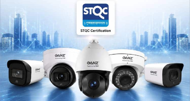 GANZ® powered by CBC receives STQC certification