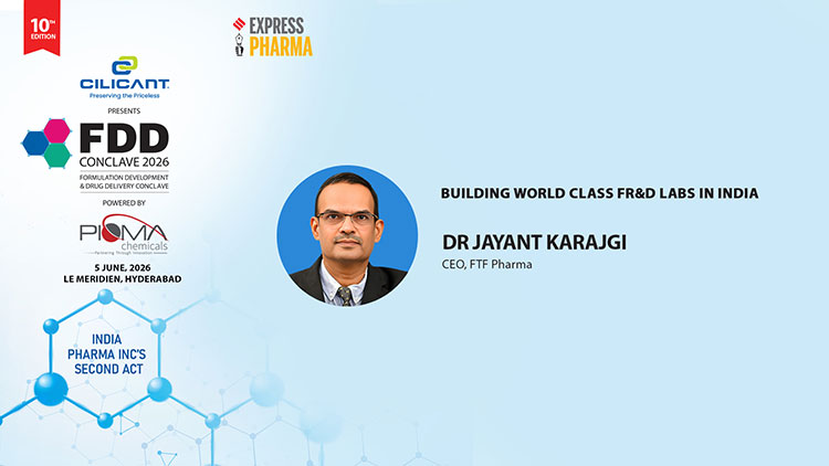 Dr Jayant Karajgi, CEO, FTF Pharma