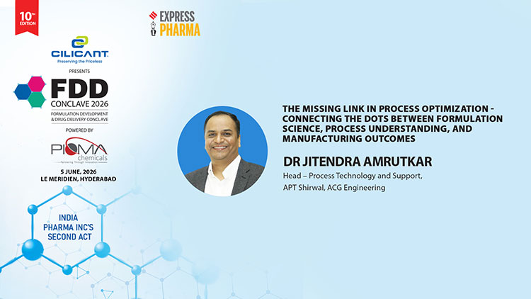Dr Jitendra Amrutkar, Head – Process Technology and Support, APT Shirwal, ACG Engineering