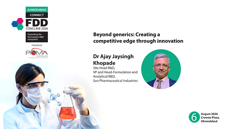 Dr Ajay Jaysingh Khopade, Site Head R&D, VP and Head-Formulation and Analytical R&D, Sun Pharmaceutical Industries